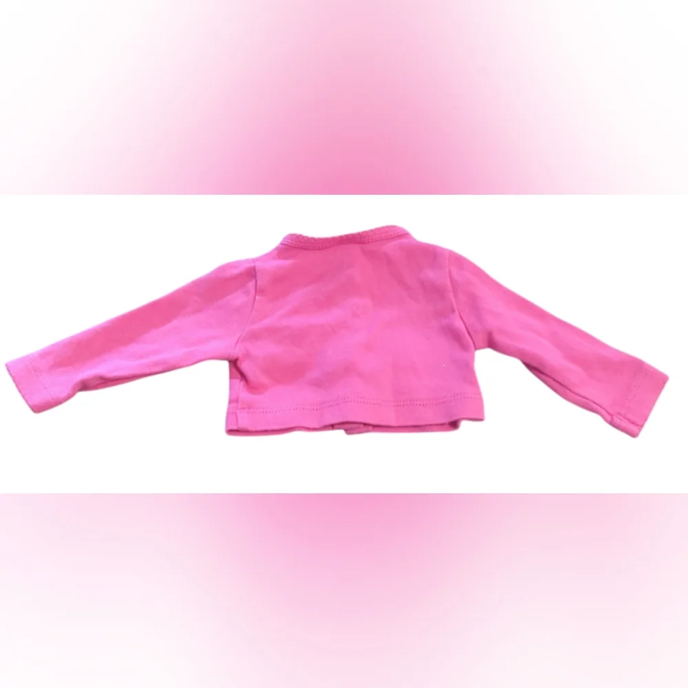 Carter's Pink Long Sleeve Cardigan Size NB.